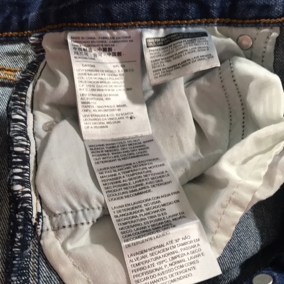 Levi’s White Oak Cone Denim “Wedgie”‎ Button Fly Fray Hem Medium Wash Jeans - Picture 11 of 15